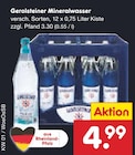 Mineralwasser Angebote von Gerolsteiner bei Netto Marken-Discount Speyer für 4,99 €