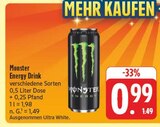 Aktuelles Energy Drink Angebot bei EDEKA in Freiberg ab 0,99 €