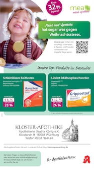 mea - meine apotheke Prospekt der Woche "Unsere Dezember-Angebote" Seite 1, 01.12.2025 bis 31.12.2025 für Würzburg Aktueller mea - meine apotheke Prospekt "Unsere Dezember-Angebote" Seite 1 von 4 Seiten für Würzburg