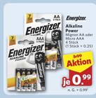 Aktuelle Batterie Angebote bei combi in Bremen Aktuelles Alkaline Power Mignon AA Angebot bei combi in Bremen ab 0,99 €
