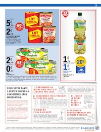 Prix et réduction Huile Alimentaire dans le prospectus E.Leclerc en cours Offre Huile Alimentaire dans le catalogue E.Leclerc du moment à la page 9
