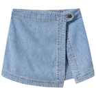 Mädchen Jeans-Hosenrock in Wickel-Optik Angebote bei Ernstings family Monheim für 17,99 €