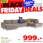 Porto Wohnlandschaft von Seats and Sofas im aktuellen Seats and Sofas Prospekt für 999,00 €