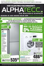 ALPHATECC. Prospekt für Bexbach mit 8 Seiten ALPHATECC. Prospekt für Bexbach: "DIE MACHEN‘S EINFACH", 8 Seiten, 14.09.2020 - 26.09.2020