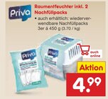 Raumentfeuchter inkl. 2 Nachfüllpacks Angebote von Priva bei Netto Marken-Discount Oberhausen für 4,99 €