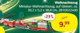 Weihnachtszug im aktuellen ROLLER Prospekt