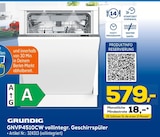 Aktuelles GNVP4510CW vollintegr. Geschirrspüler Angebot bei EURONICS Berlet in Wuppertal ab 579,00 €