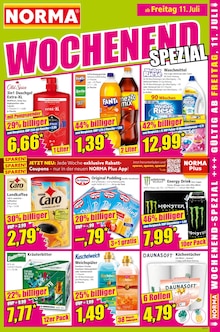 Norma Prospekt der aktuellen Woche, gĂĽltig von 07.07.2025 bis 12.07.2025 Aktueller Norma Prospekt "Mehr fĂĽrs Geld" mit 19 Seiten