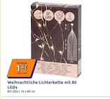 Weihnachtliche Lichterkette mit 80 LEDs im Action Prospekt Weihnachtliche Lichterkette mit 80 LEDs von im aktuellen Action Prospekt fĂŒr 1,42 âŹ