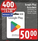 Aktuelles Google Play Gutschein Angebot bei EDEKA in Düsseldorf ab 50,00 €