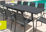 Table extensible Piazza graphite - Hespéride en promo chez Cora Évreux à 379,00 €