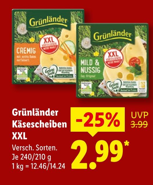 Käsescheiben XXL Cremig