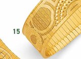 bracelet en argent doré, 19 cm dans le catalogue E.Leclerc