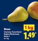 Birnen  im aktuellen Lidl Prospekt für 1,49 €