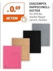 Pappschnellhefter im Müller Prospekt Pappschnellhefter von Exacompta im aktuellen Müller Prospekt für 0,69 €