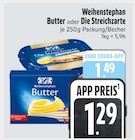Butter von Weihenstephan im aktuellen EDEKA Prospekt für 1,29 €