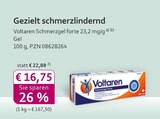 Schmerzgel forte 23,2 mg/g bei mea - meine apotheke im Prospekt "" für 16,75 €