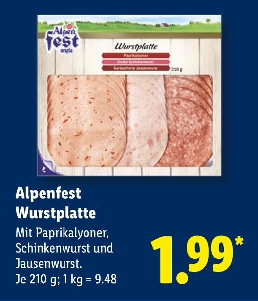Wurstplatte
