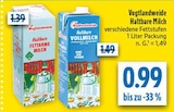 diska Zwickau - Haltbare Fettarme Milch Angebot im Prospekt Haltbare Fettarme Milch bei diska im Zwickau Prospekt für 0,99 €