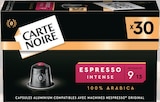 Capsules café alu espresso n°9 intense - CARTE NOIRE dans le catalogue Intermarché Hyper