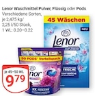 Aktuelles Waschmittel Pulver Angebot bei GLOBUS in Leipzig ab 9,79 €