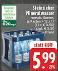 EDEKA - Mineralwasser Angebot im Prospekt Mineralwasser bei EDEKA im Prospekt "" für 5,99 €