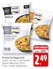 Paella oder Tortellini Käse-Sahne oder Paprika Sahne Hähnchen Angebote von Frosta bei EDEKA Tübingen für 2,49 €