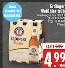 Weißbier trüb Angebote von Erdinger bei E center Erkelenz für 4,99 €