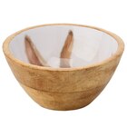 Holzschale mit Hasen-Motiv im aktuellen Ernstings family Prospekt für 7,99 €