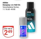 Deospray im Angebot bei GLOBUS in Erfurt Deospray Angebote von Adidas bei GLOBUS Erfurt für 2,49 €