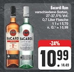 Bacardi Rum Angebote von Bacardi bei EDEKA Bamberg für 10,99 €