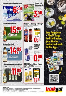 Red Bull im aktuellen Trinkgut Prospekt (Oberursel (Taunus)) Red Bull im Trinkgut Prospekt "Aktuelle Angebote" mit 8 Seiten (Oberursel (Taunus))