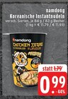 Aktuelles Koreanische Instantnudeln Angebot bei EDEKA in Mönchengladbach ab 0,99 €