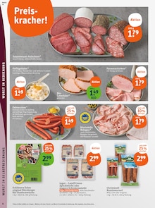 Wurst im tegut Prospekt "tegut… gute Lebensmittel" mit 23 Seiten (Würzburg)