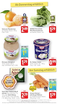 Sahne im EDEKA Prospekt "Aktuelle Angebote" mit 13 Seiten (Heidelberg)