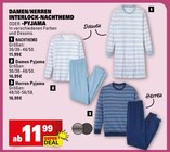 Damen/Herren Interlock-Nachthemd oder Pyjama Angebote bei Marktkauf Rottenburg für 11,99 €