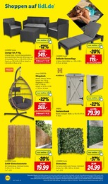 Lidl Sonnenliege im Prospekt 