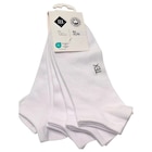 Socquettes courtes unies X4 femme - TEX en promo chez Carrefour Courbevoie à 5,99 €