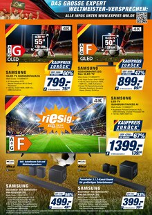 Fernseher im expert Prospekt "GRATIS FERNSEHER*" mit 8 Seiten (Cottbus)