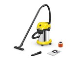 Aspirateur à eau et poussière filaire 1000 W cuve inox 19 L - WD 3 SV - Karcher en promo chez Brico Dépôt Cormeilles-en-Parisis à 99,90 €