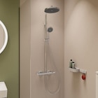Colonne de douche thermostatique 2 jet(s) chrome Stamis HANSGROHE - HANSGROHE en promo chez LEROY MERLIN Colonne de douche thermostatique 2 jet(s) chrome Stamis HANSGROHE - HANSGROHE dans le catalogue LEROY MERLIN