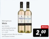 Weingenuss Wein Angebote bei Konsum Dresden für 2,00 €