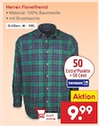 Herren Flanellhemd für 9,99 € bei Netto Marken-Discount im Angebot Herren Flanellhemd im aktuellen Netto Marken-Discount Prospekt