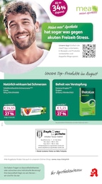 mea - meine apotheke Prospekt für Köln mit 4 Seiten mea - meine apotheke Prospekt für Köln: "Unsere August-Angebote", 4 Seiten, 01.08.2026 - 31.08.2026