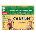Pochette de 24 feuilles de papier à dessin - CANSON dans le catalogue Carrefour Market