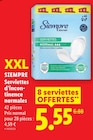 Serviettes d'incontinence normales - Siempre à 5,55 € dans le catalogue Lidl