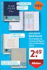 Spiral-Journal von HOME CREATION für 2,49 € bei ALDI SÜD im Angebot Spiral-Journal von HOME CREATION im aktuellen ALDI SÜD Prospekt