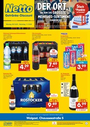 Netto Marken-Discount Prospekt für Wolgast: "DER ORT, AN DEM DU IMMER AUSGEZEICHNETE PREISE FINDEST.", 6 Seiten, 06.10.2025 - 11.10.2025