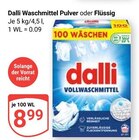 Dalli Waschmittel Pulver oder Flüssig im Angebot bei GLOBUS in Neunkirchen Dalli Waschmittel Pulver oder Flüssig Angebote bei GLOBUS Neunkirchen für 8,99 €
