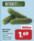 Bio Snack Gurken im Angebot bei combi in Detmold Bio Snack Gurken Angebote von Naturwert Bio bei combi Detmold für 1,69 €